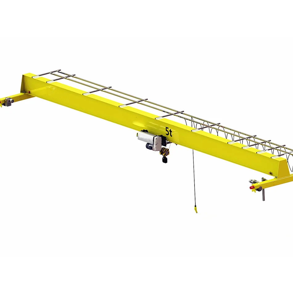 Low Headroom Double Beam Overhead Crane Electric Hoist European Style Gourd Double Beam Crane