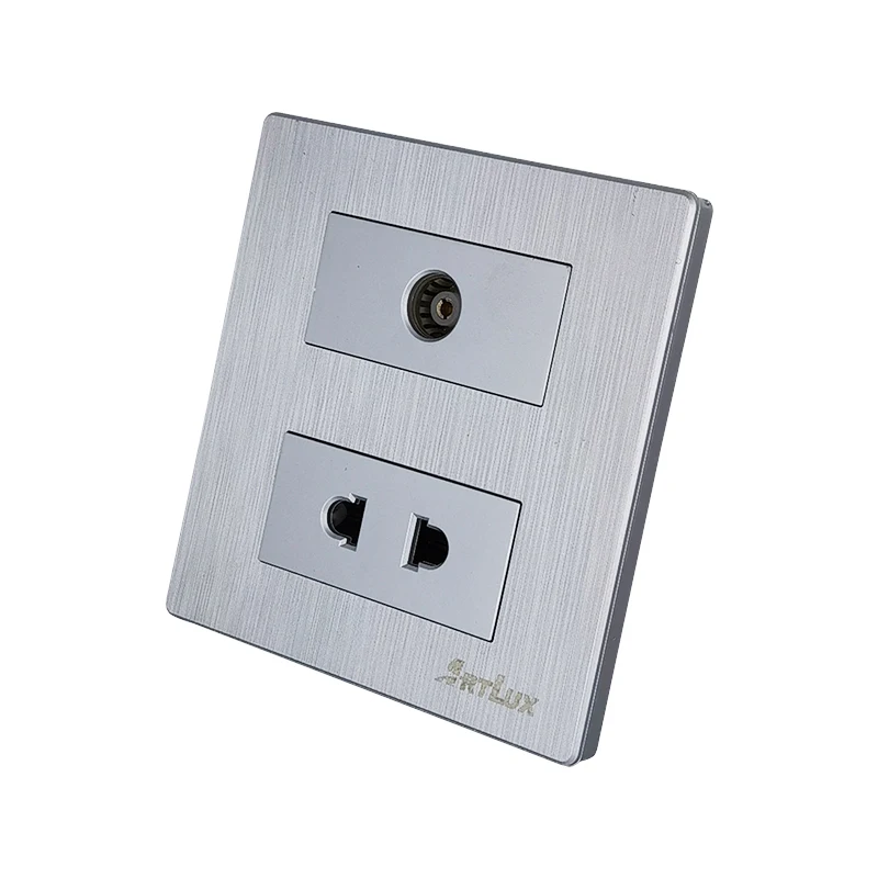 Switch Switches Us Electrical Sockets Eu Mount Network Mounted Pad Case Hotel Modern Mould Uk Standard Switched Wall Outlet