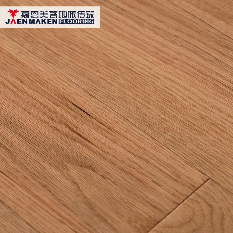 Jaenmaken Red Oak Indoor Engineered Veneer Timber Factory Wooden Flooring