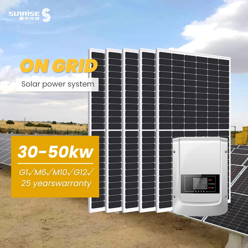 2022 10kw 30kw 50kw solar generator commercial solar pv systems wholesale on grid 30kw energy solar panel system
