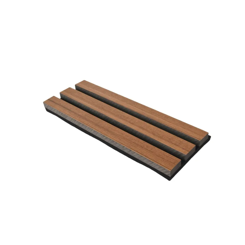 Factory Whole Sale Natural Veneer Wood Slat Acoustic Wood Panels High NRC Timber Slat Wall Panel for Hotel