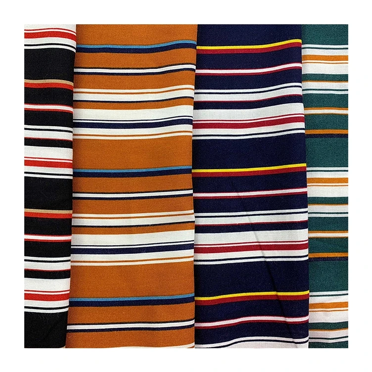 SIKOR No MOQ 2021 New Style Wholesale in Stock Digital Print Rayon Viscose Fabric Stock for Dress