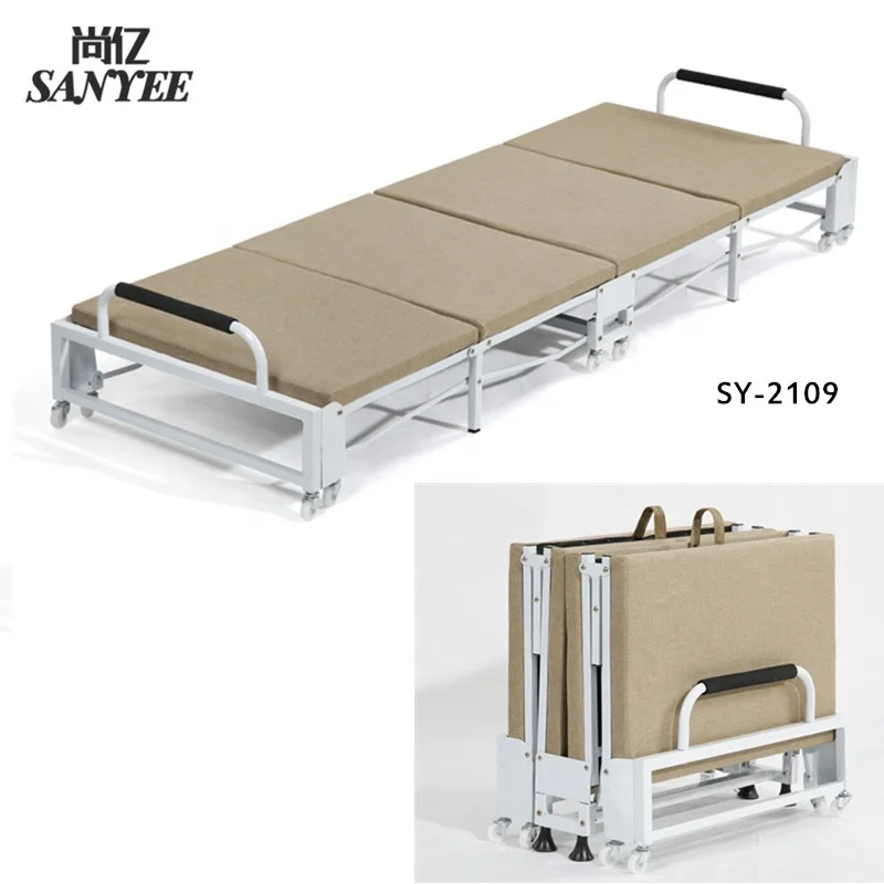 SY-2109  Metal Folding bed Office furniture lunch break bed for office lunch nap
