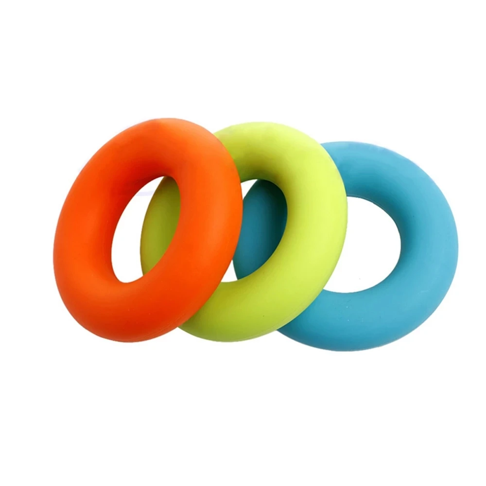 Silica Gel Portable Hand Grip Ring Strength Training  Hand Grip Rubber Ring Exerciser  Power Training Equipment