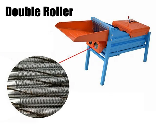 Corn Thresher And Peeling Machine Corn Sheller Bean Thresher With Engine