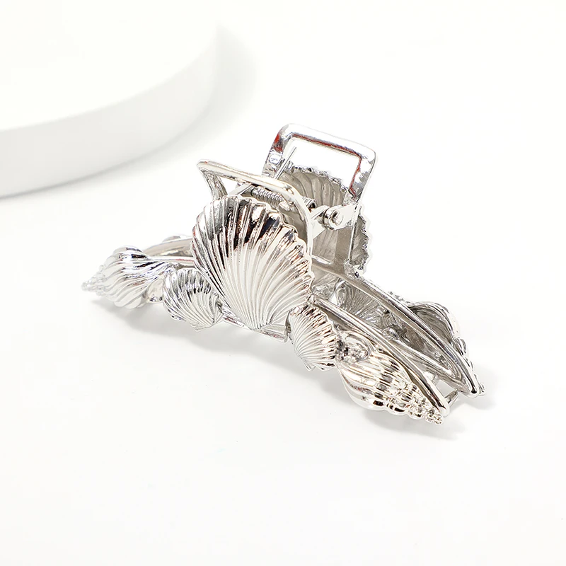 Seafood Orchid Acetate Flower Metal Goody Halloween Custom Acrylic Flat High Quality Claw Clips For Women