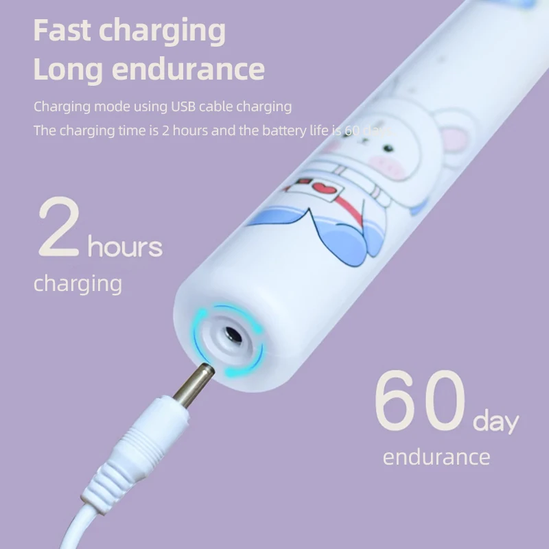 Electric toothbrush for kids sonic Electric Toothbrush Automatic Wireless Charging IPX8 Waterproof For Wholesale