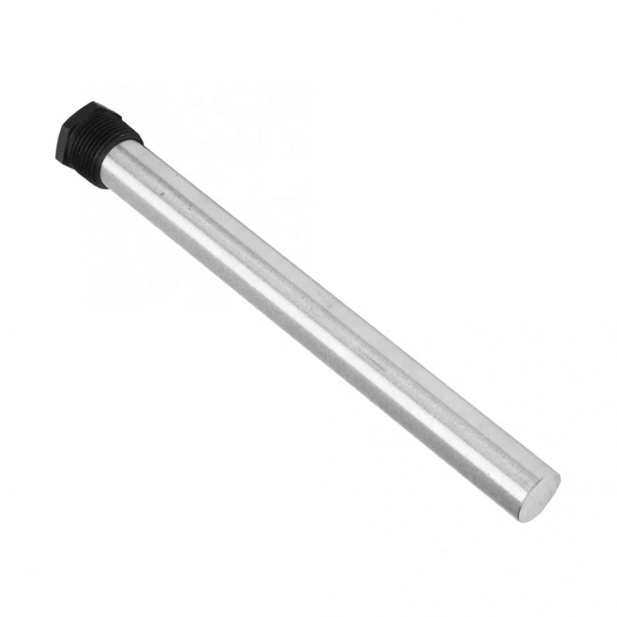 water heater anode rod 21X320 mm black flat bottom magnesium anode rod for water heater NPT3/4 thread