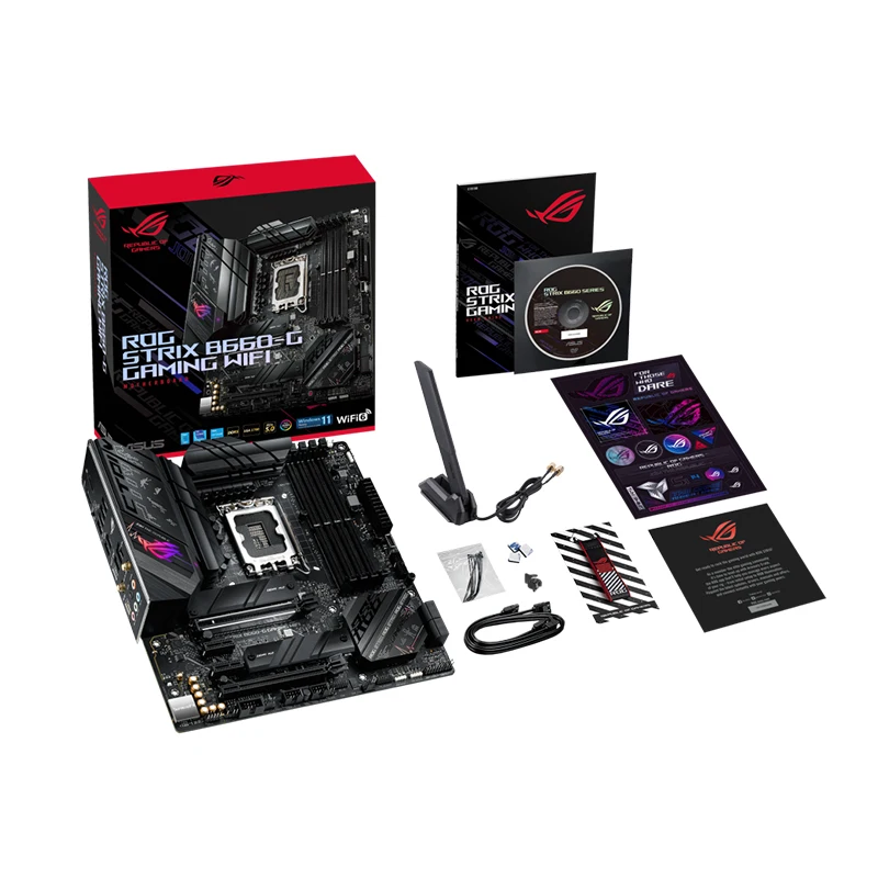 For Asus Motherboard RROG STRIX B660-G GAMING WIFI B660 With PCIe 5.0, 12+1 Power Stages, DDR5 Memory Support Motherboard Gaming