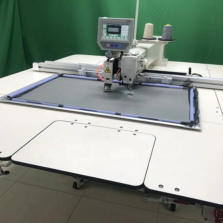 Industrial computer automatic garment template shoe down jacket pattern sewing making machine