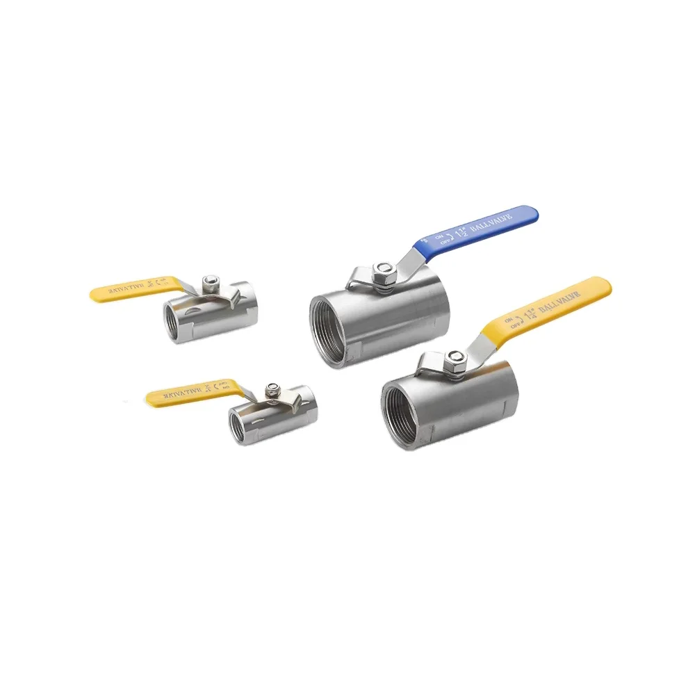 Furui 1PC Water Pipe Fluid Control Manual Valves PTFE PPL sealing Stainless Steel Female Threaded Ball Valve water valve