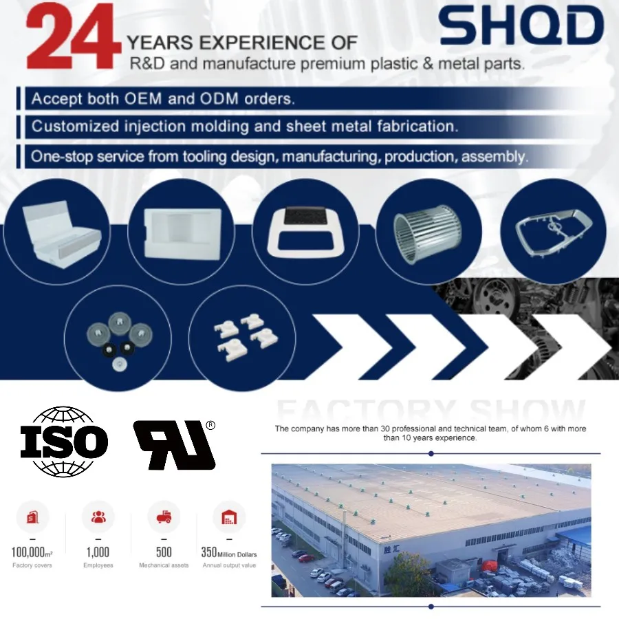 SHQD Professional Chinese Factory Oem Custom Plastic Manufacturing Automatic Washing Machine Front Plate PET Parts