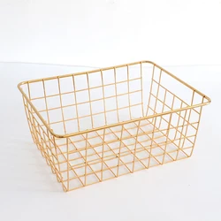 Wire Mesh Storage Basket Freezer Organizer Storage Metal Wire Food Storage Baskets For Kitchen Pantry