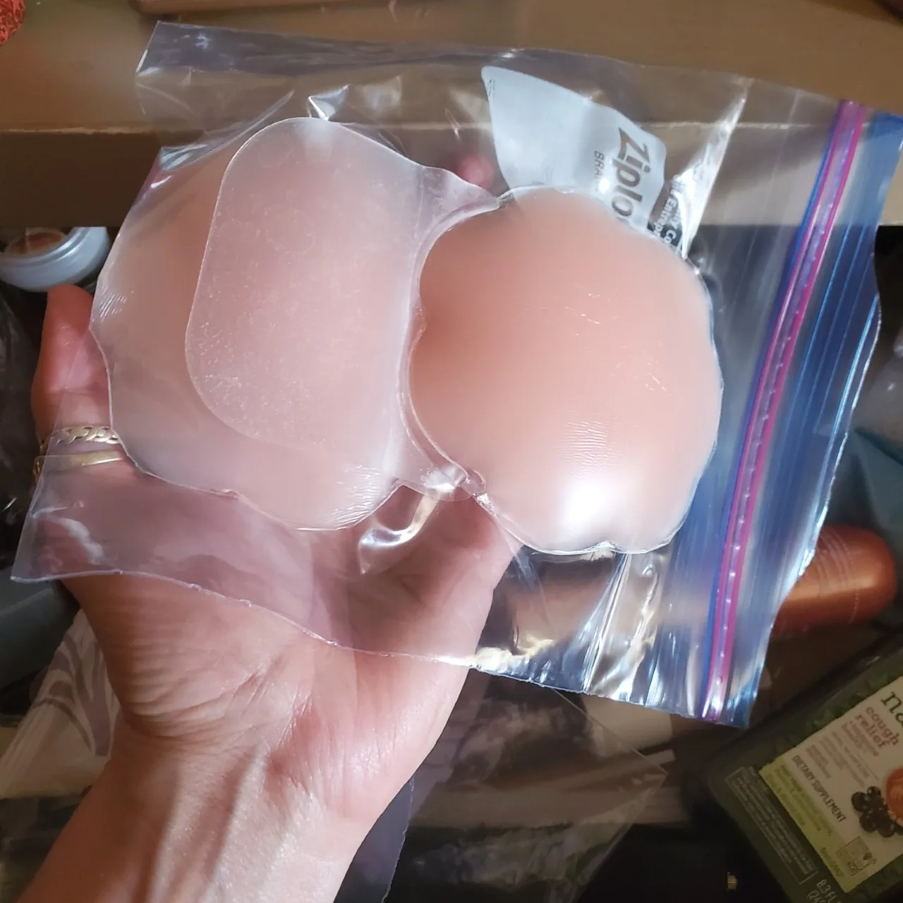 New Brand Strapless Sticky Push up Reusable Silicone Bra Invisible Adhesive Bras for Women