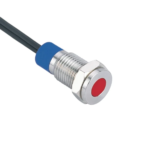 LYAN product WIRE LEADING, led indicator 8mm, miniature led indicator lamps, Metal signal lamp, LYD8T-D/Y
