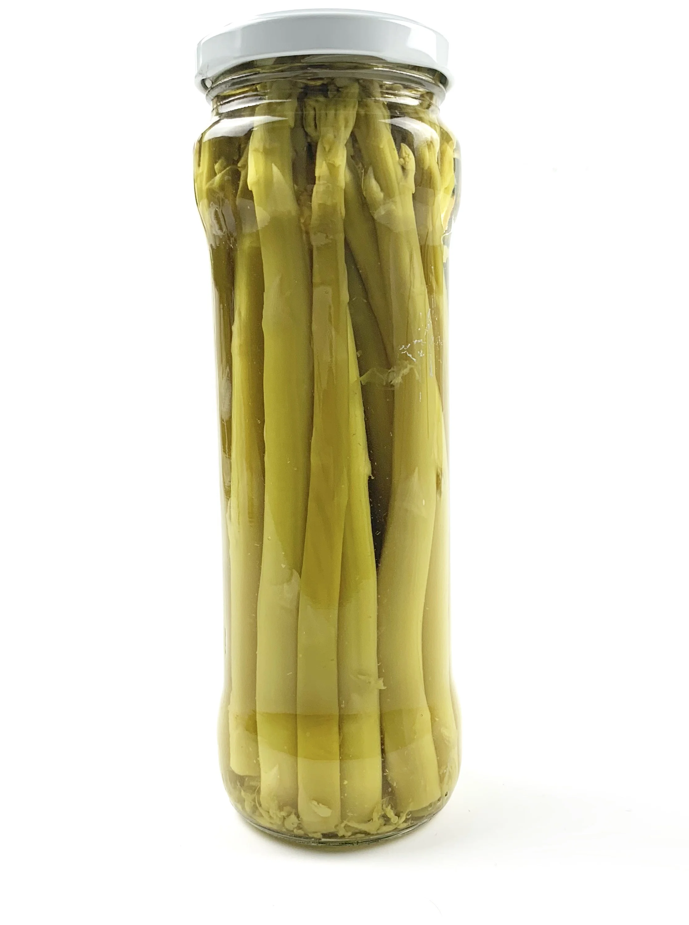 Delicious Best Canned green Asparagus spears tips  in tin in jar 370ML