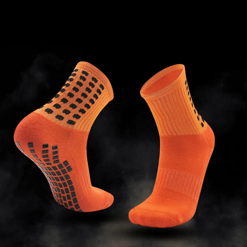 Спортивные носки Socksmate для мужчин, Нескользящие, впитывающие пот белые, для игры в футбол, бадминтон, кроссовки