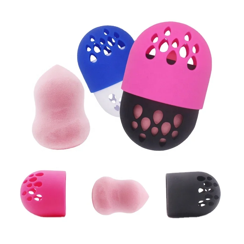 
Makeup Egg Portable Protective Capsule Sponge egg silicone protective case 