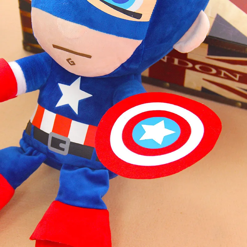 Dc And Movie Doll Hero Spiderman America Captain Bat man Man iron Soft plush Stuffed toys children gifts