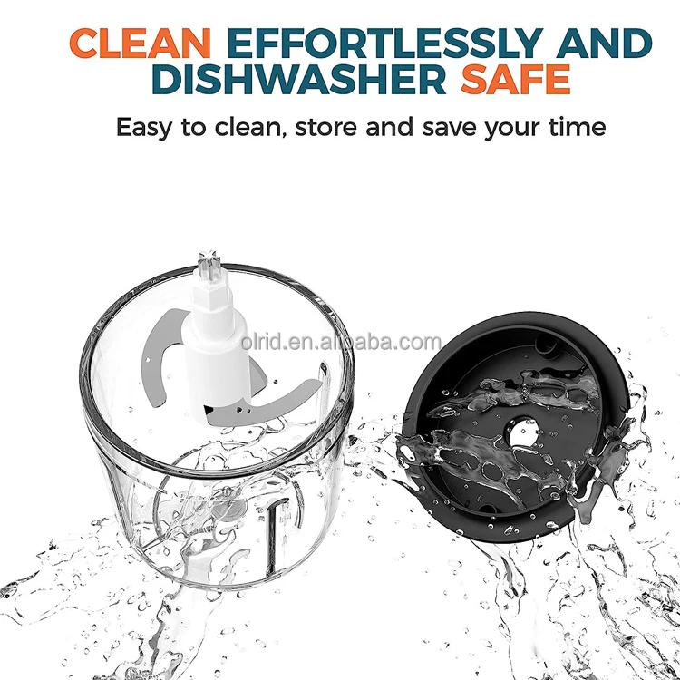 Hot selling mini rechargeable baby food blender kitchen chopper customized baby food maker processor 600ml mini food chopper