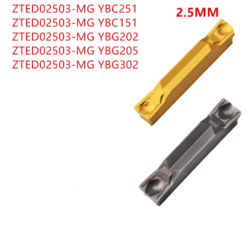 China Factory High Speed  Indexable Cutting cutters Carbide Grooving Inserts ZTED ZTFD ZTGT ZTHD ZTKD CNC lathe parting tools
