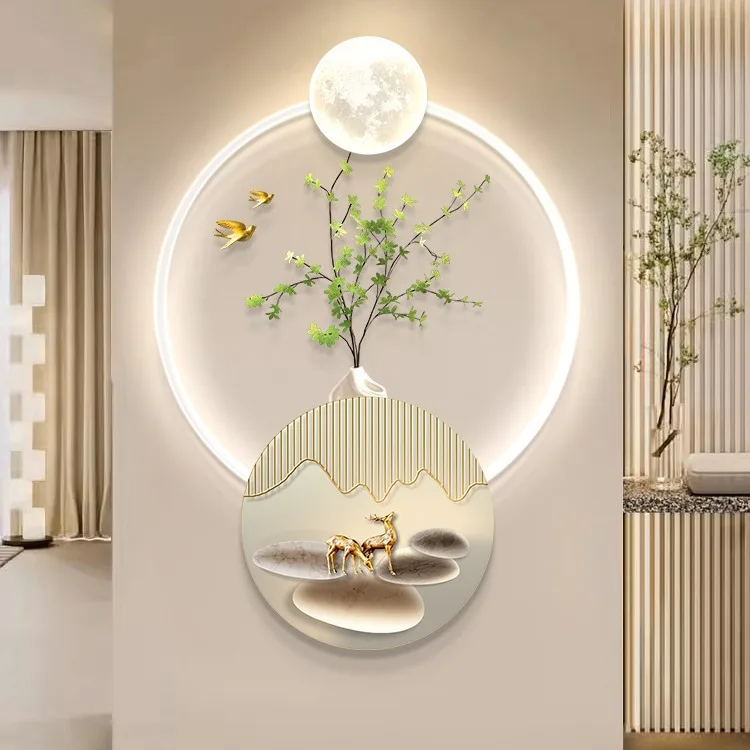 Entryway Decorative Painting Dining Room led light painting modern living room corridor wall art upscale wall wall decorations