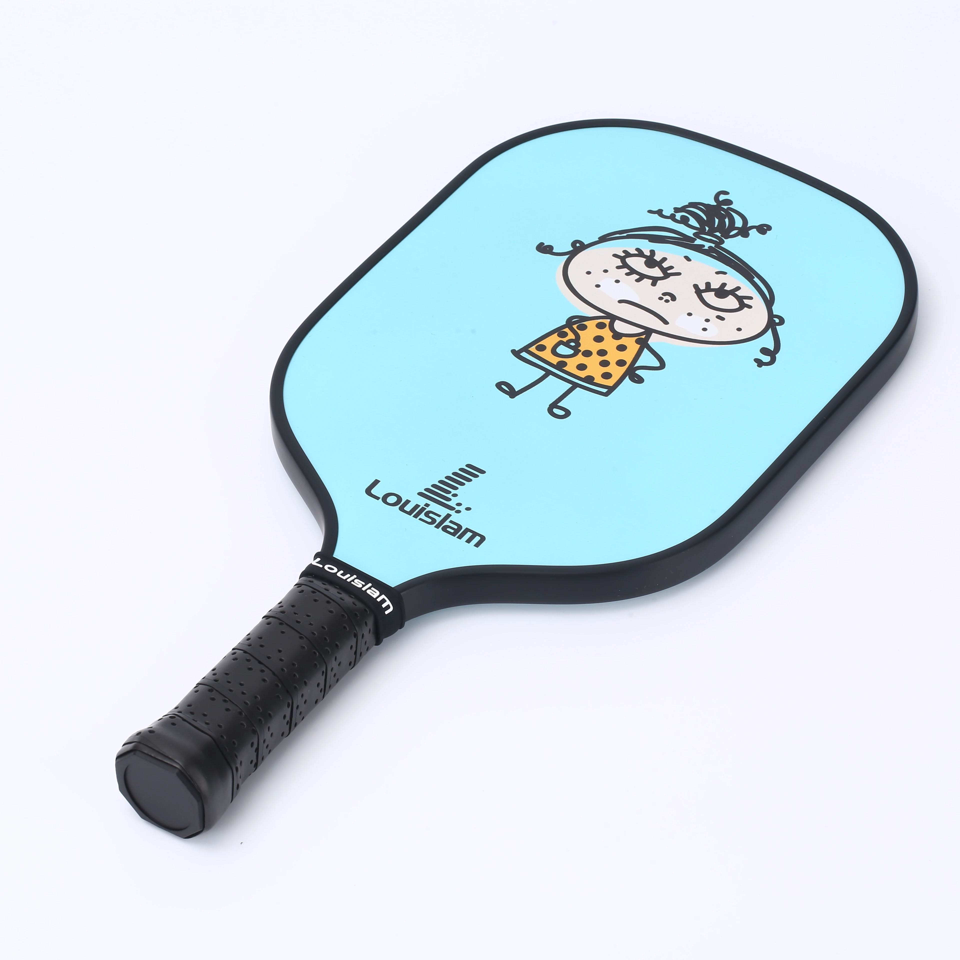 
Factory Pickleball Paddles Graphite and Fiberglass Composite Face, New Textured/ Aramid Honeycomb Core 