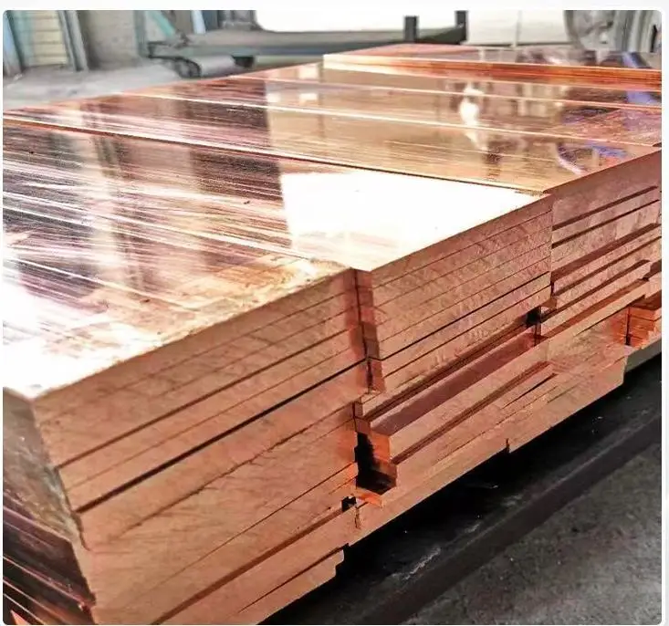 good quality Pure Electrolytic Copper Cathode Copper Sheet Plate C1100 99.99% Manufacturer Copper Plate