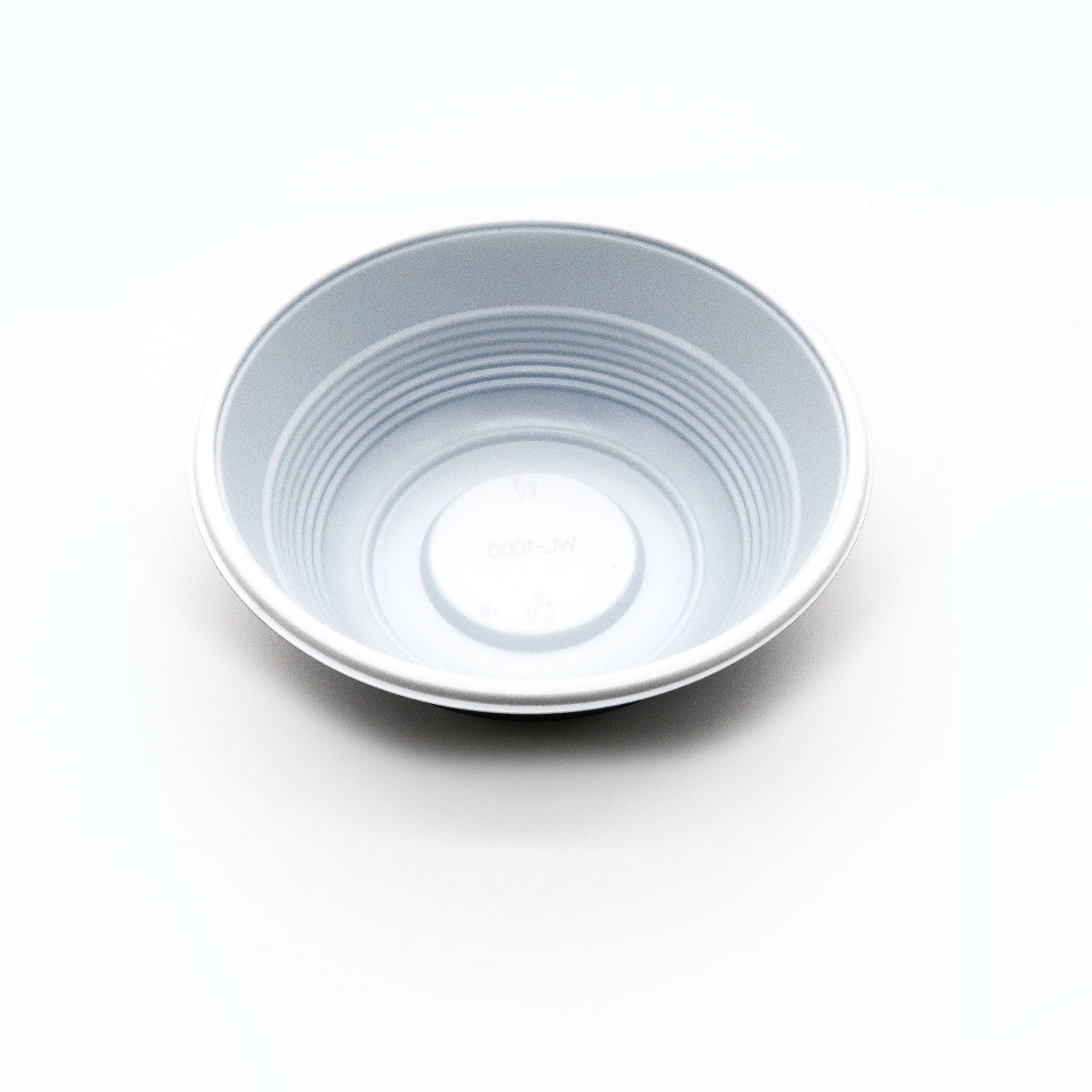 Китайская большая глубокая Экологически чистая одноразовая миска для супа из переработанного пластика для ресторана, многоразовая миска для горячего супа с прозрачной крышкой