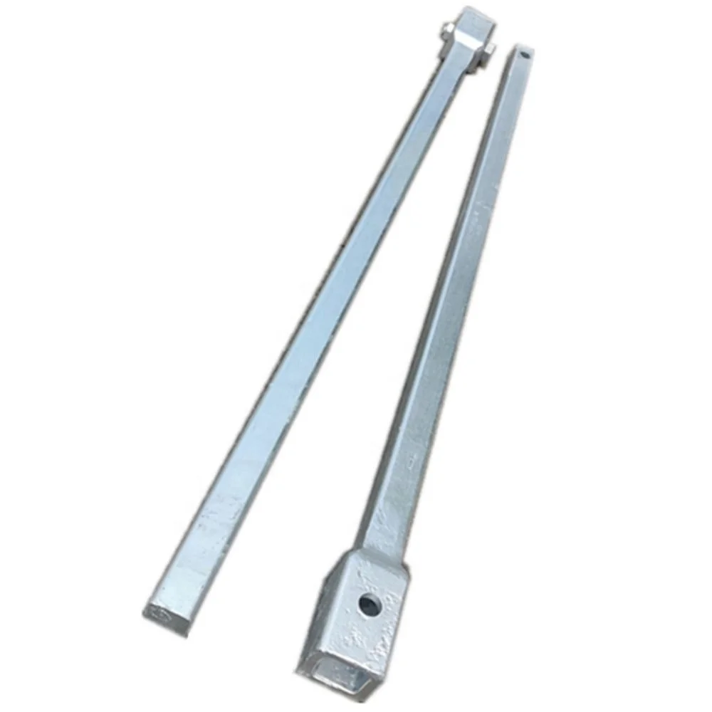 Ground Screw Pole Round Pipe Square Bar Helical Screw Piles
