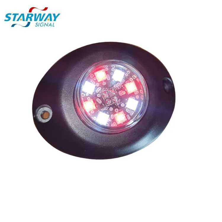 Starway Bi-Color  LED hide away strobe light kit warning hide away light  Covert bullet LED hideaway lights for truck and AMS