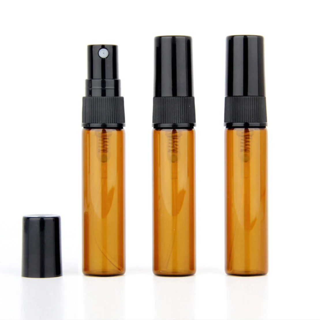 Mini Size 2ml 3ml 5ml 10ml Clear Glass Vial Perfume Spray Atomizer Sample Bottle