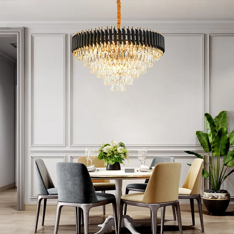 Decorative Luxury French Empire Crystal Chandelier For Living Room Lamp Simple Modern Ceiling Bedroom