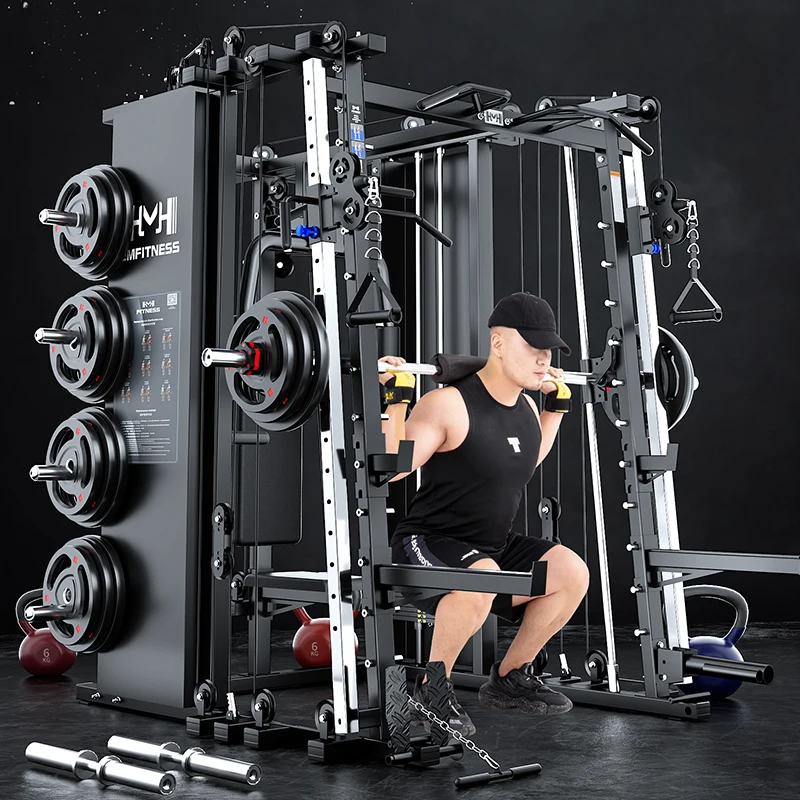New Design  Multi Functional Smith Machine Squat Rack Smith Machine