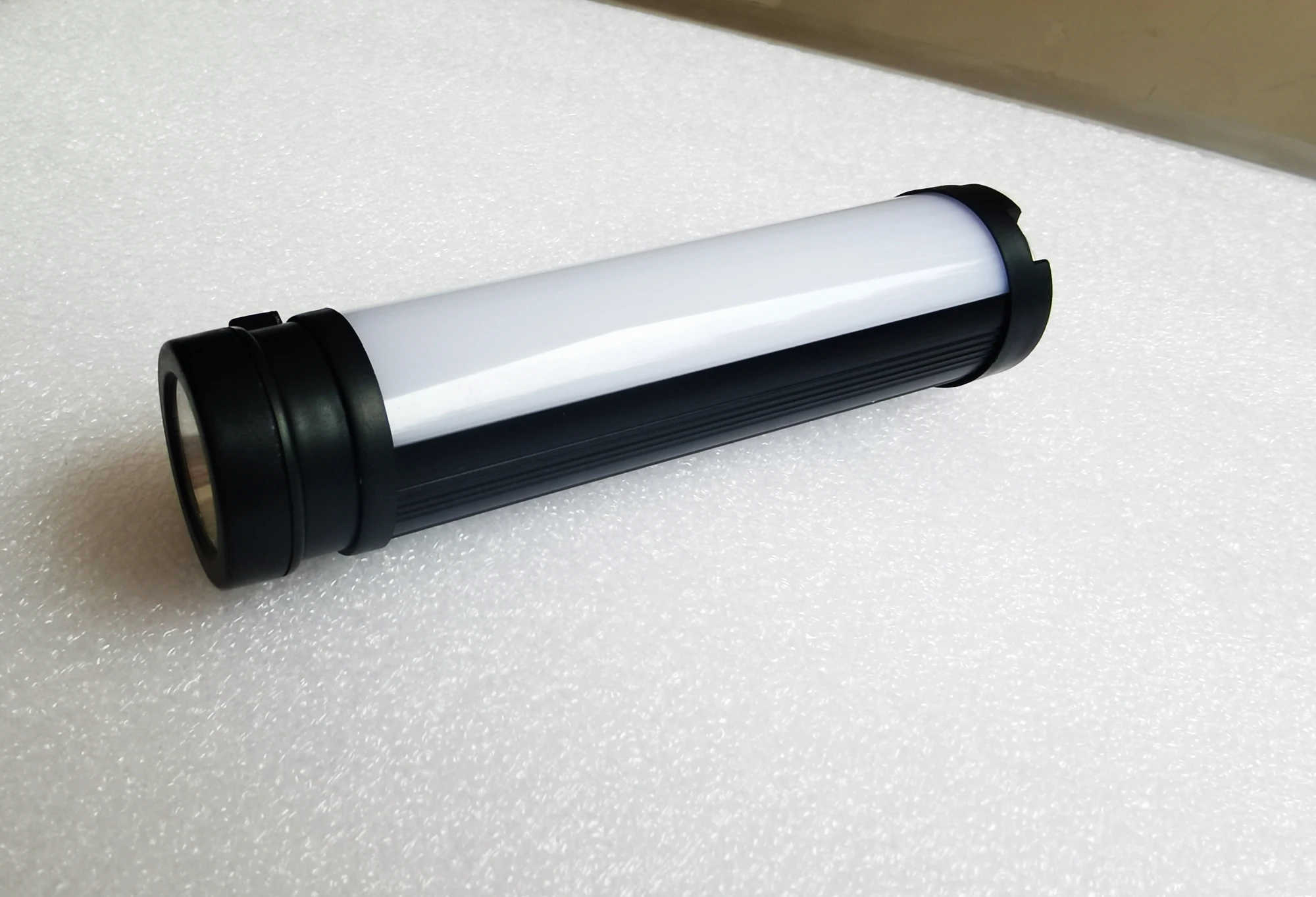 
Free Sample Pocket Rechargeable USB LED Flashlight with power bank 