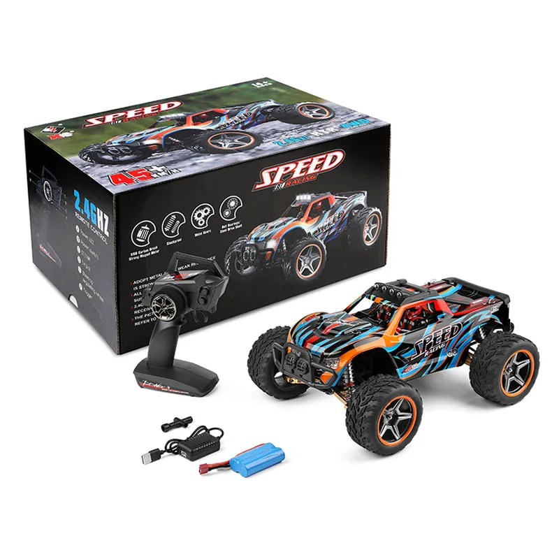 Wltoys 104009 1/10 4wd Alloy Metal Chassis Brushless Motor 45km/h Desert Truck Crawler Rc Hobby Wltoys Cars 104009