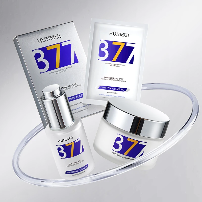 HUNMUI Moisturizing whitening Facial serum nicotinamide Remove black spots skin care set for black skin