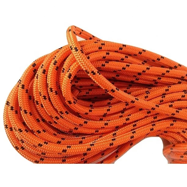 China Multi-Color Braided Polyester Dock Line Marine Boat Tow Rope Sailing Yacht Colored Wholesale Cord Anchor Line Mooring Rope