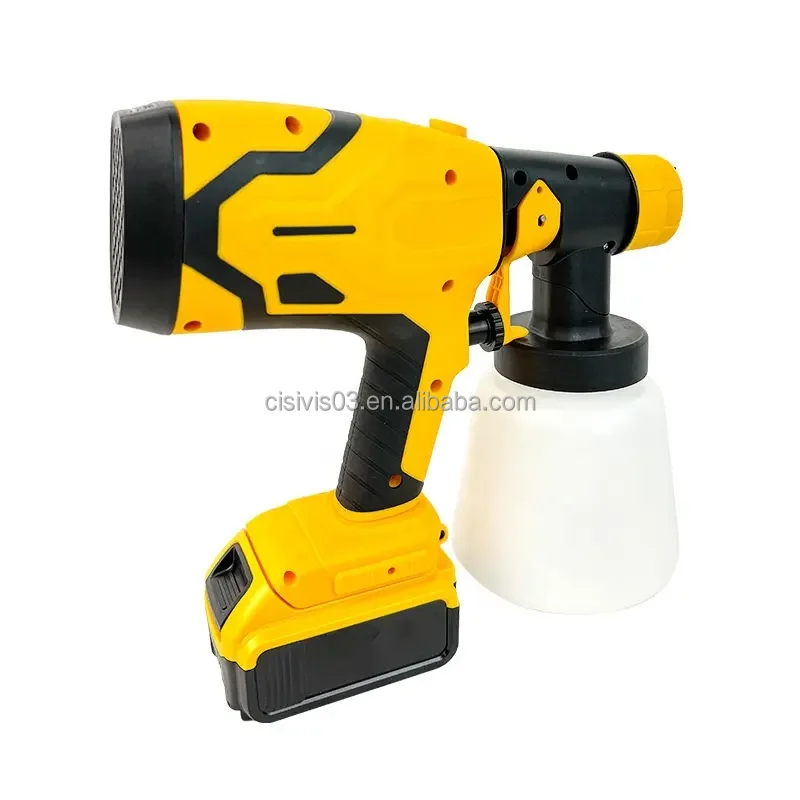 CISIVIS CJ Jigsaw High Quality Brushed Electric Paint Spray Gun Painting Factory Price Cordless Power Spray Gun Tool Body