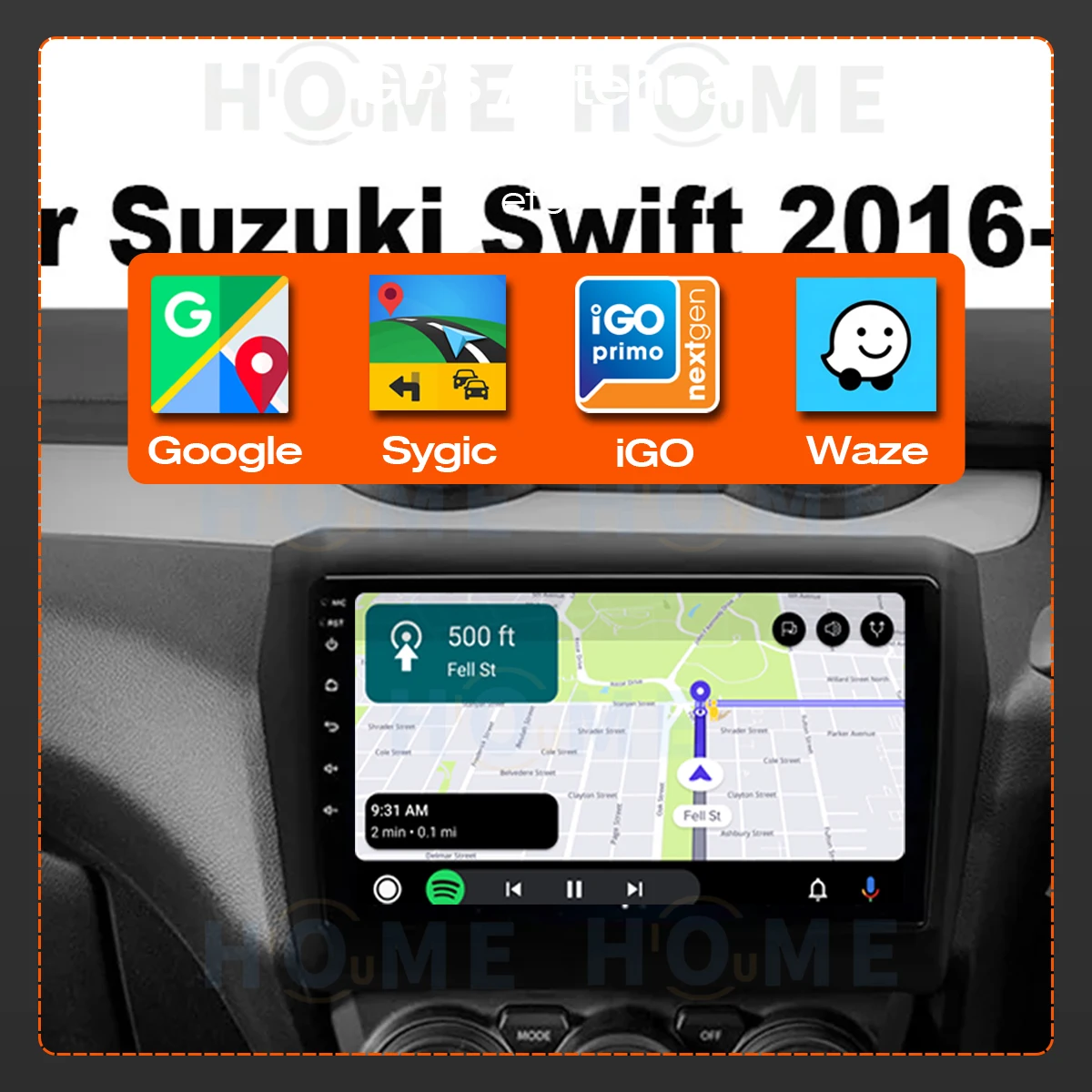 Автомагнитола Carplay 2 Din Android 10 для Suzuki Swift 2017 2018 2019 2021 2023 навигация GPS Мультимедиа по заводской цене