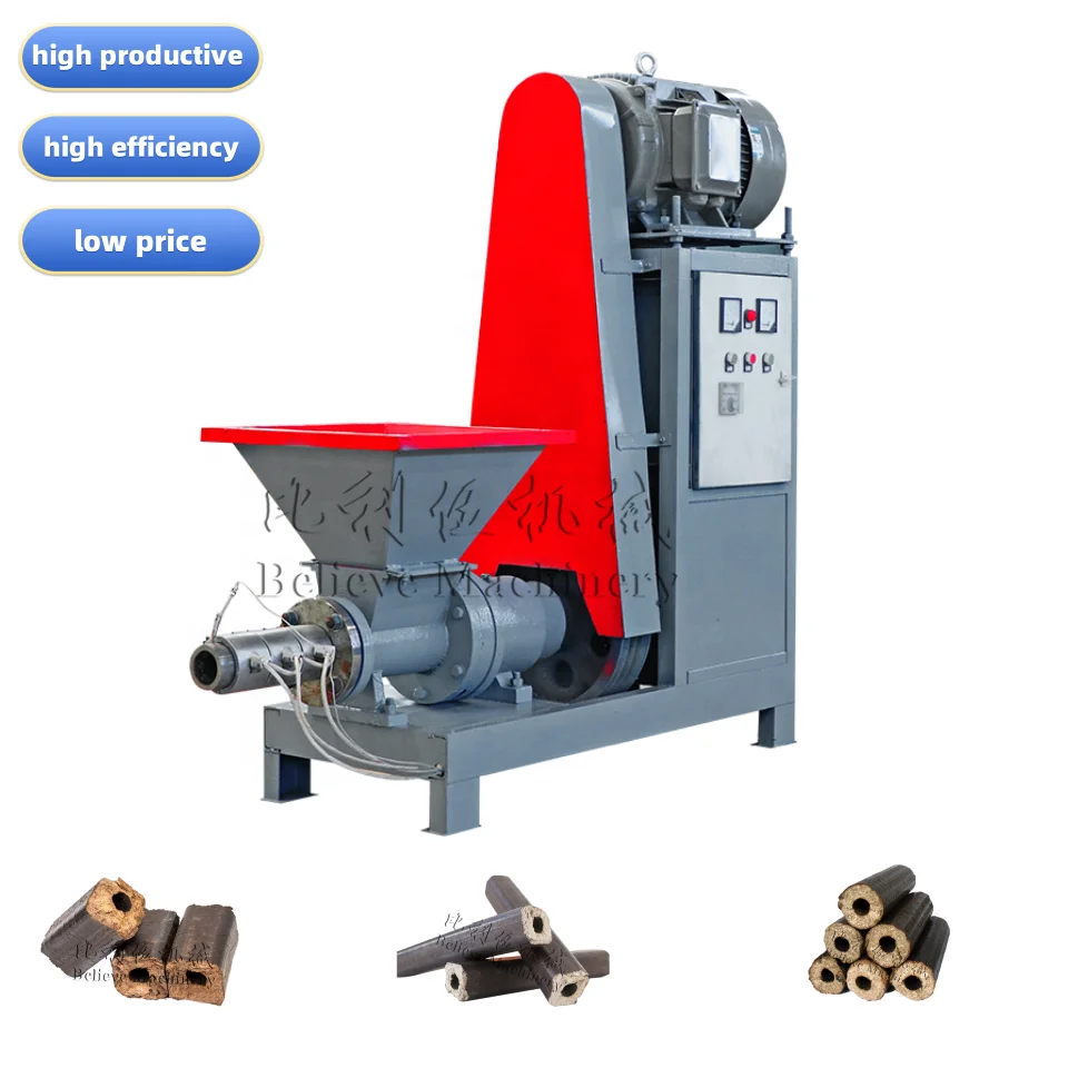 Extruder briquette machine coconut wood briquette extruder forming press machine screw extruder briquetting machine