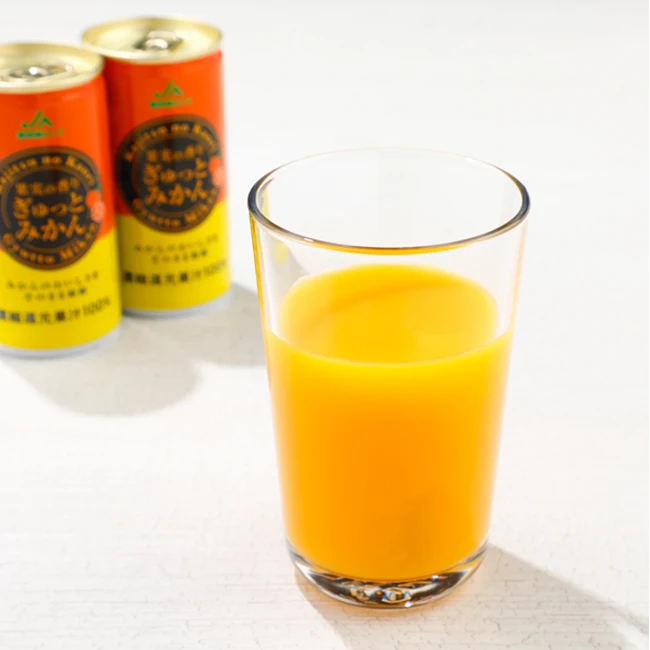 
GYU TO MIKAN 100% Mandarin Orange juice bottle 200ml from Japan 