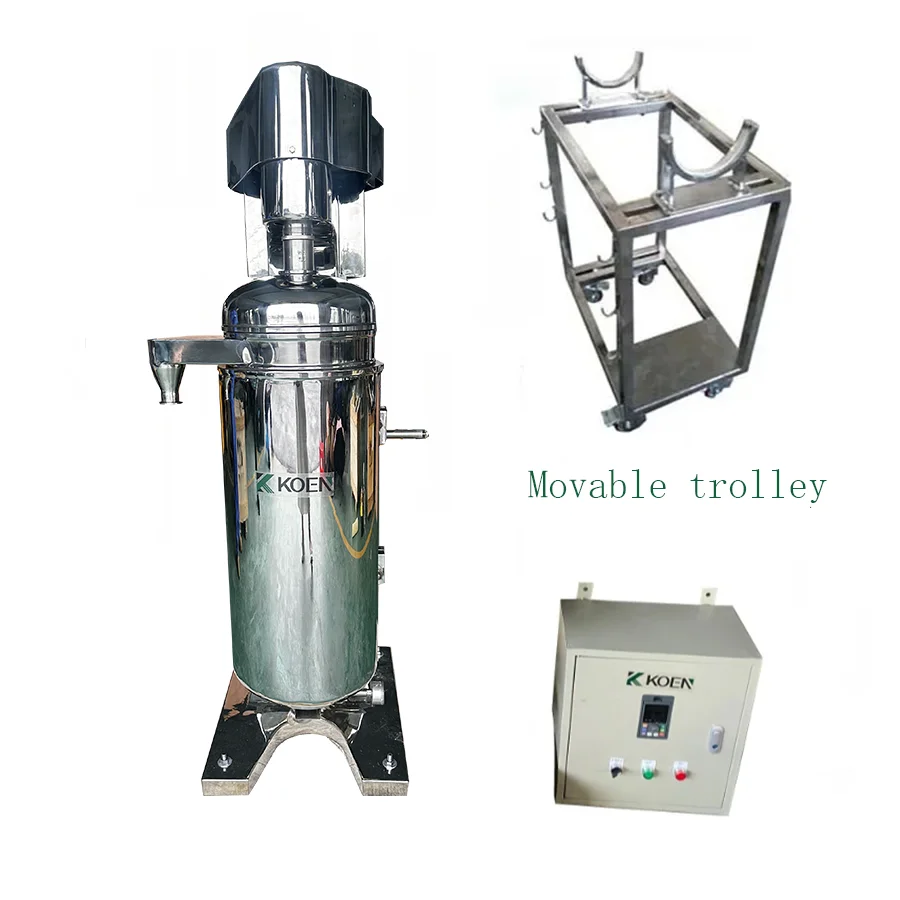Virgin Coconut Oil Extraction Separate Tubular Centrifuge Machine VCO Separating by Centrifuge Processing