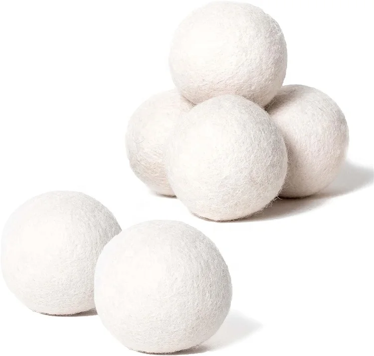 YUJIN wholesale  100% Organic Premium XL New Zealand natural wool dryer balls