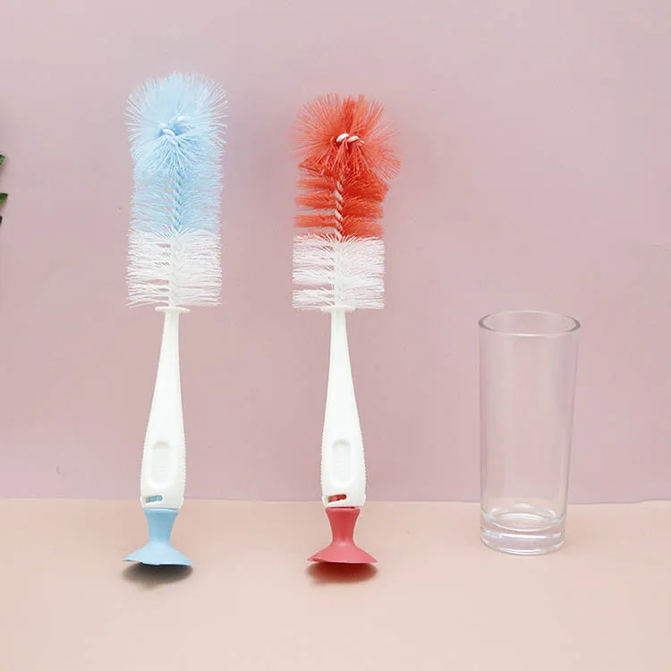 Губчатая щетка с пластиковой ручкой для чистки стаканчиков на заказ
