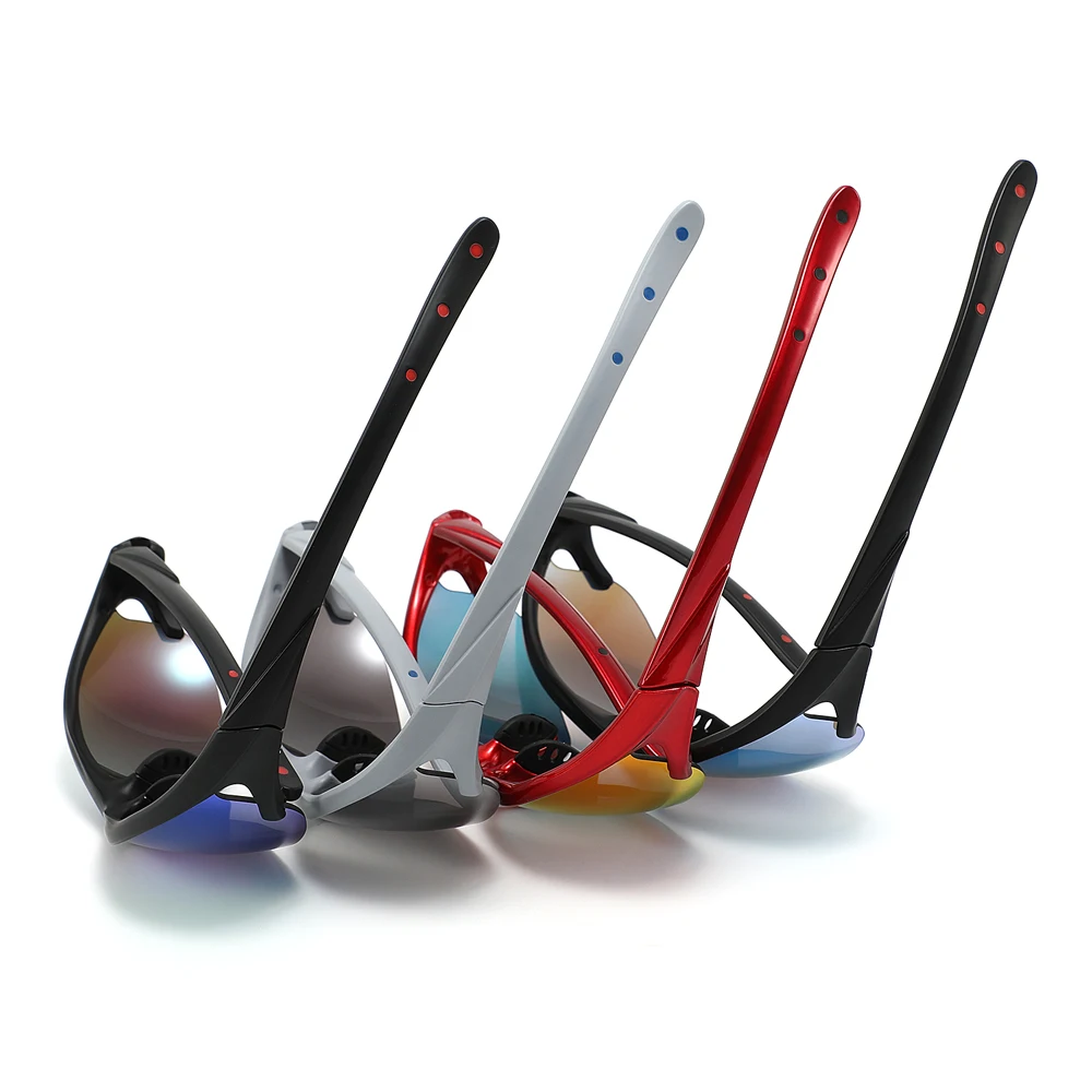 2023 Cost-effective Outdoor Bicycle Cycling Sun Glasses Custom Driving Running UV400 Windproof PC Sport Sunglasses