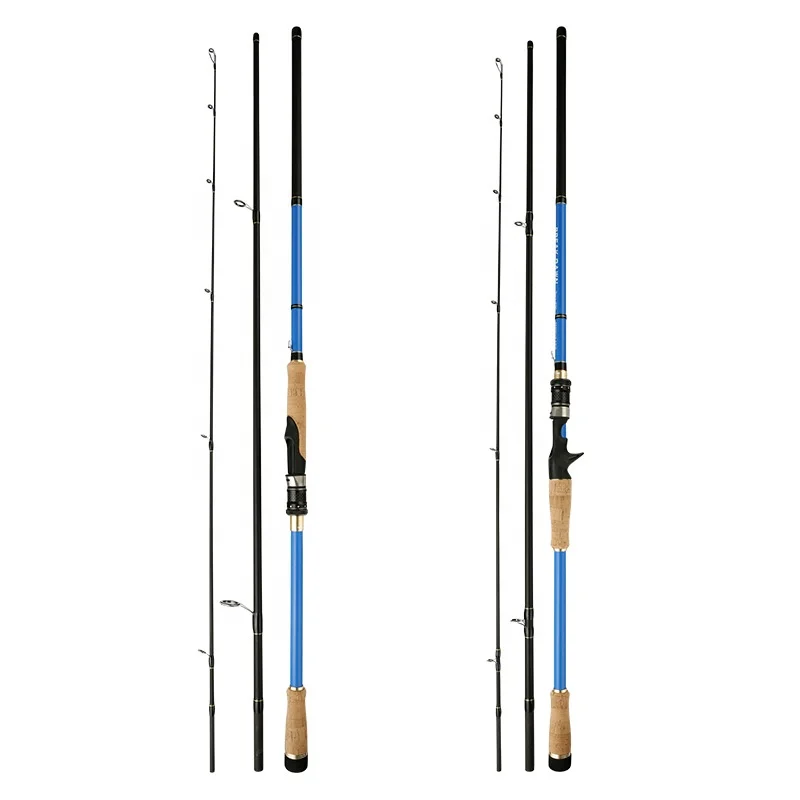 3 Section 1.8m 2.1m 2.4m 2.7m 3.0m Carbon Fiber China Fishing Rods Casting And Spinning Boat Fishing Rod Game Fishing Rods