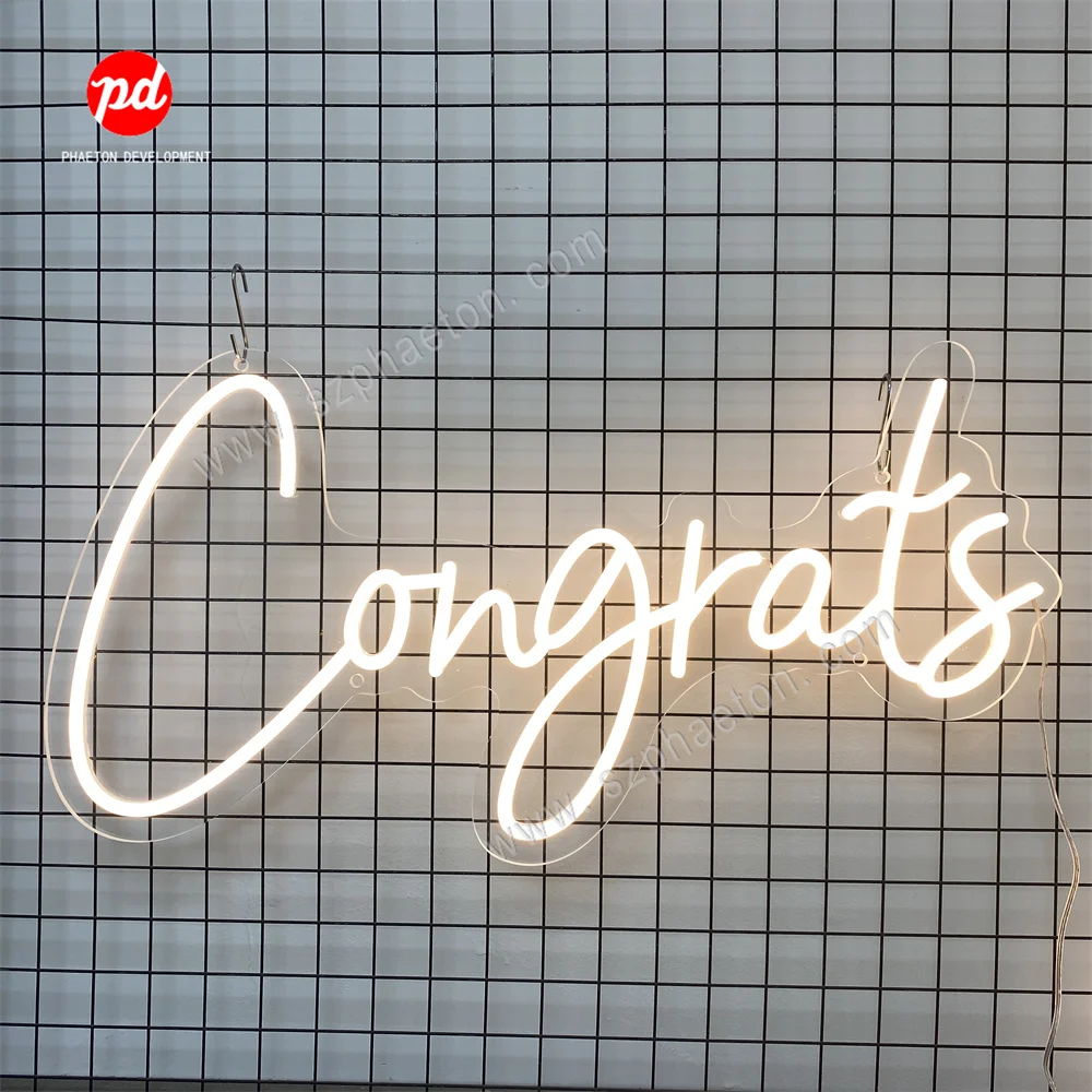 Graduation season custom led neon lights, graduation cap acrylic backboard neon sign for decoration