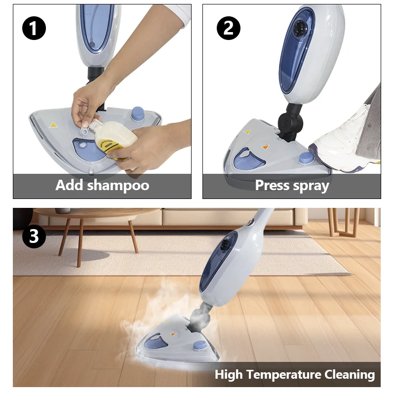 High Pressure Professional Industrial Corded Steam Vacuum Cleaner Carpet And Sofa Steam Cleaner Handheld Steam Mop Cleaners