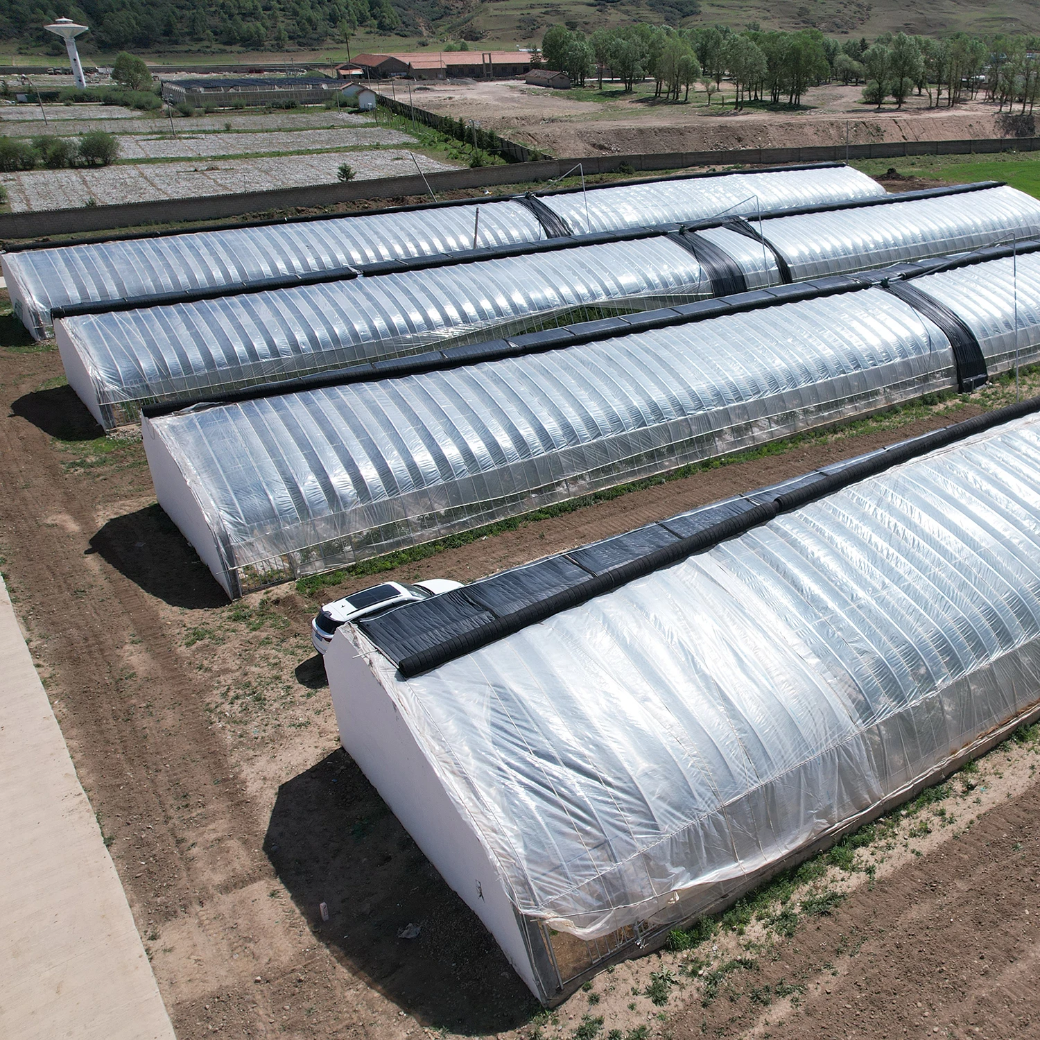 Single-Span Agricultural Green house Passive Solar Greenhouse Low Cost Passive in-solar greenhouses